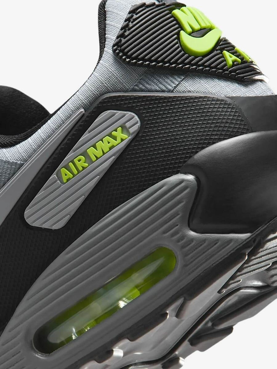 NIKE — Кроссовки Air Max 90 Drift SC Cool Grey/Volt