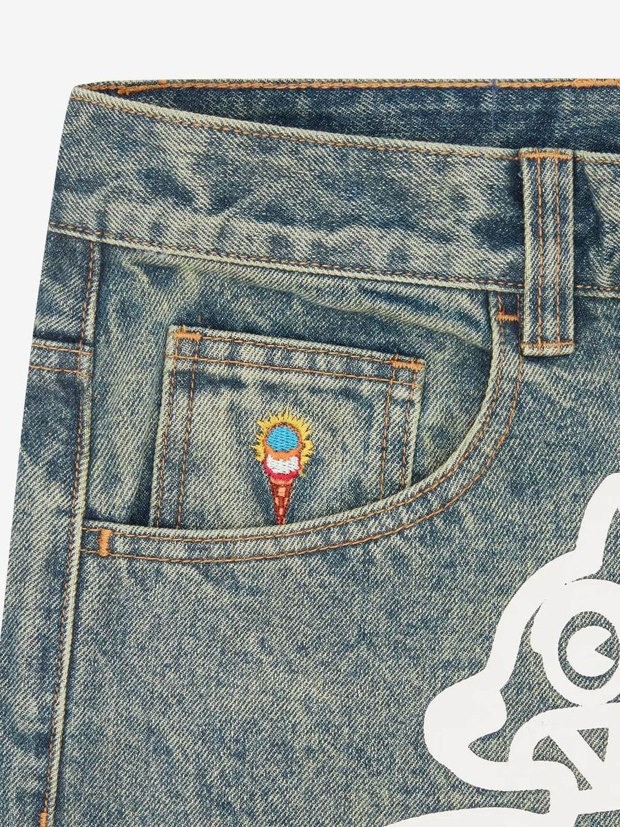 ICECREAM — Джинсы Running Dog Triple Scoop Denim Vintage Wash