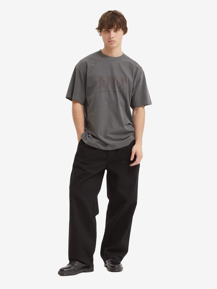 ОКТЯБРЬ — Штаны SS'26 Loose Work pants Black