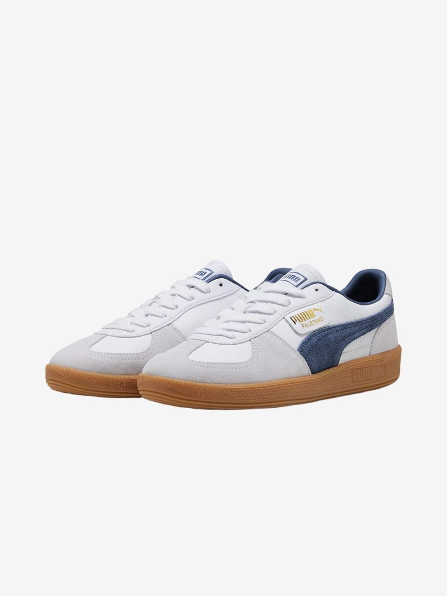 PUMA — Обувь Palermo Lth Light Gray/Frost Blue
