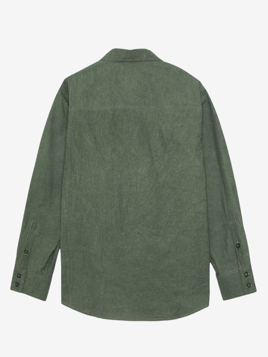 МЕЧ — Рубашка ss24 Shirt Dyed Forest Green