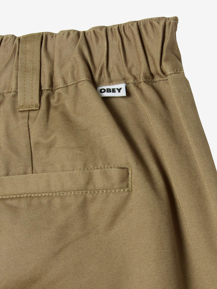 OBEY — Шорты Foster Pleated Short Mermaid