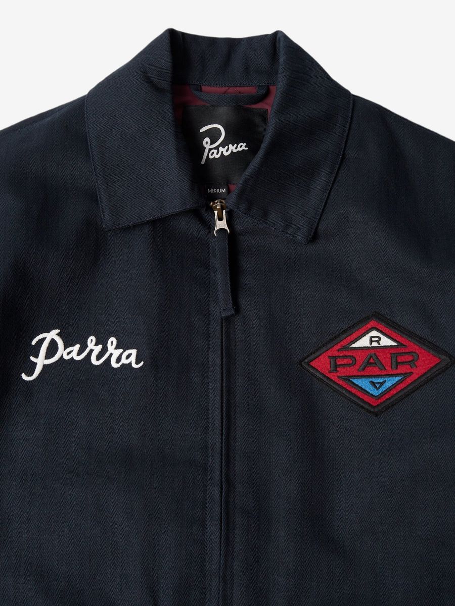 BY PARRA — Куртка Pumping Gas Jacket Navy Blue