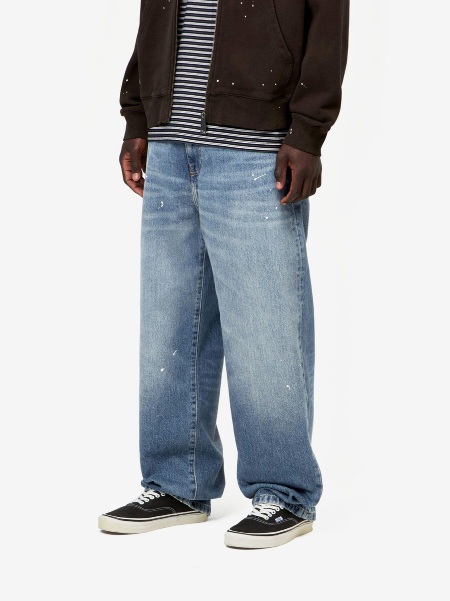 CARHARTT WIP — Джинсы Landon Blue (Destroy Wash, Splatter)
