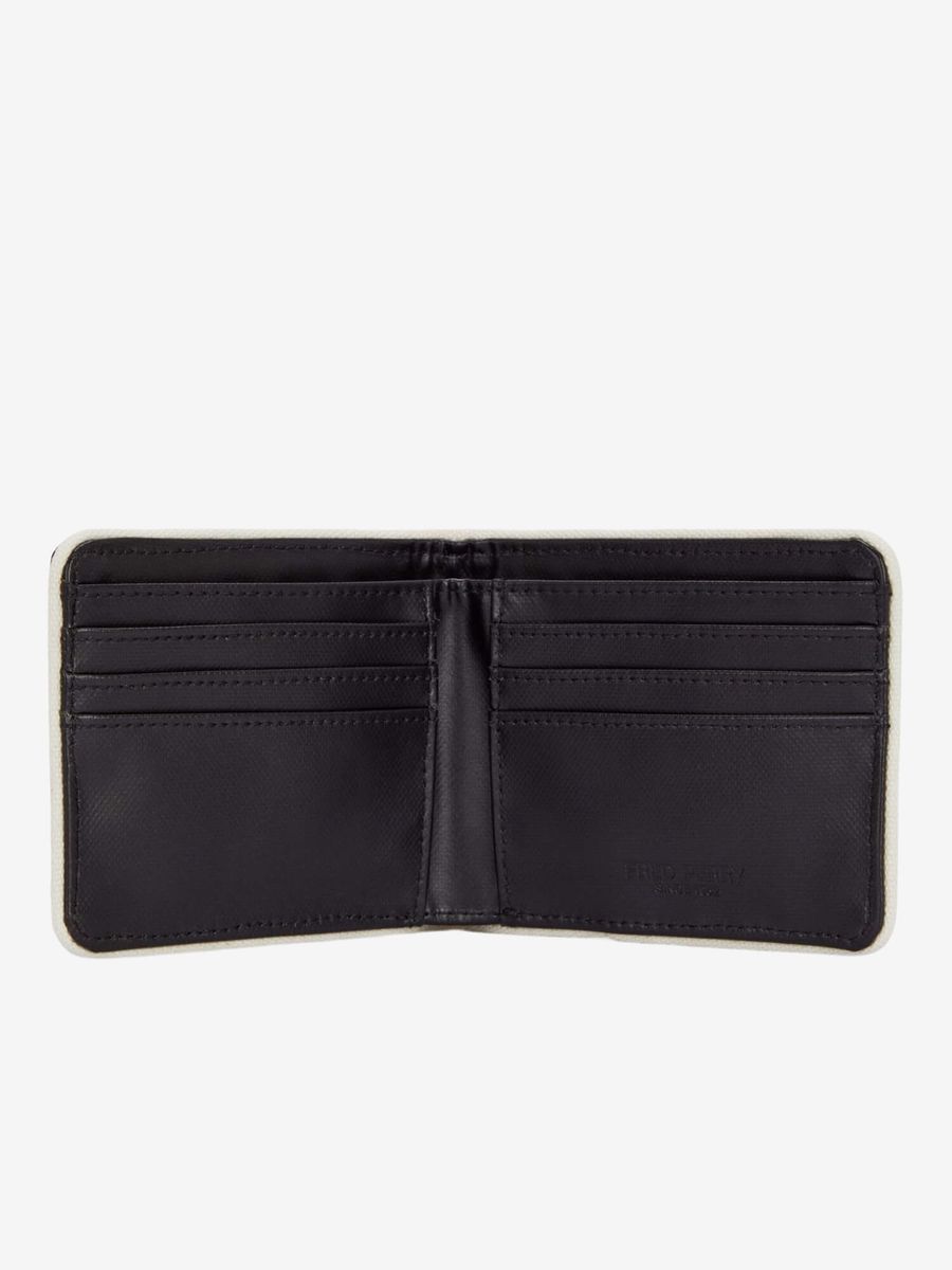 FRED PERRY — Кошелек Coated Billfold Black/Ecru