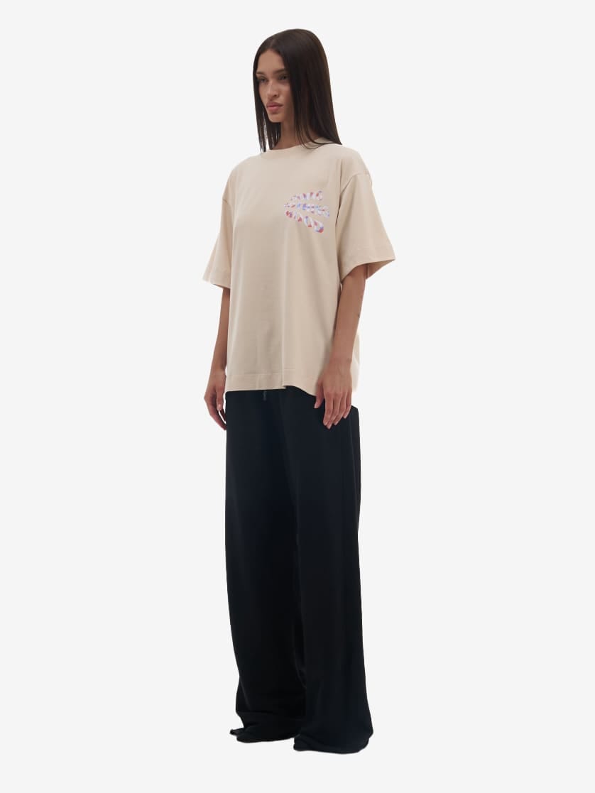 ZNY — Футболка Doing Nothing ss25 Beige