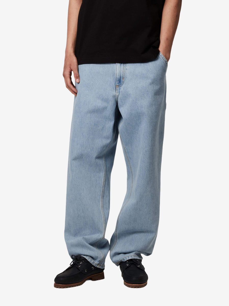 CARHARTT WIP — Джинсы Single Knee Blue (Heavy Stone Bleached)