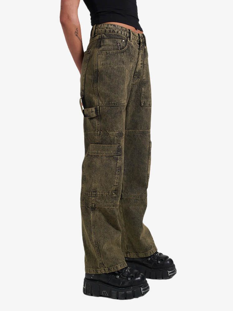 THE RAGGED PRIEST — Sand Wash Combat Jeans