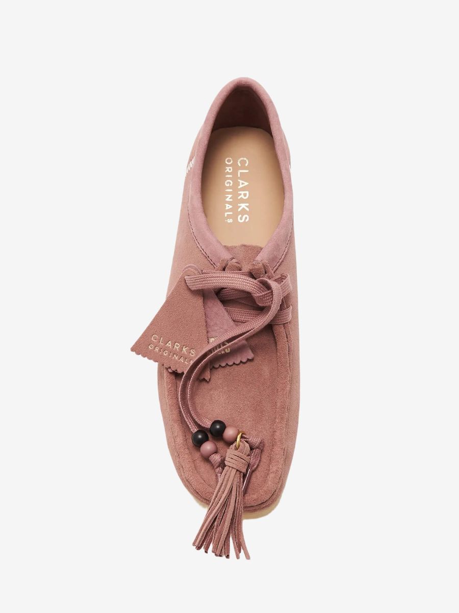 CLARKS ORIGINALS — Обувь Wallabee Dusty Pink Suede