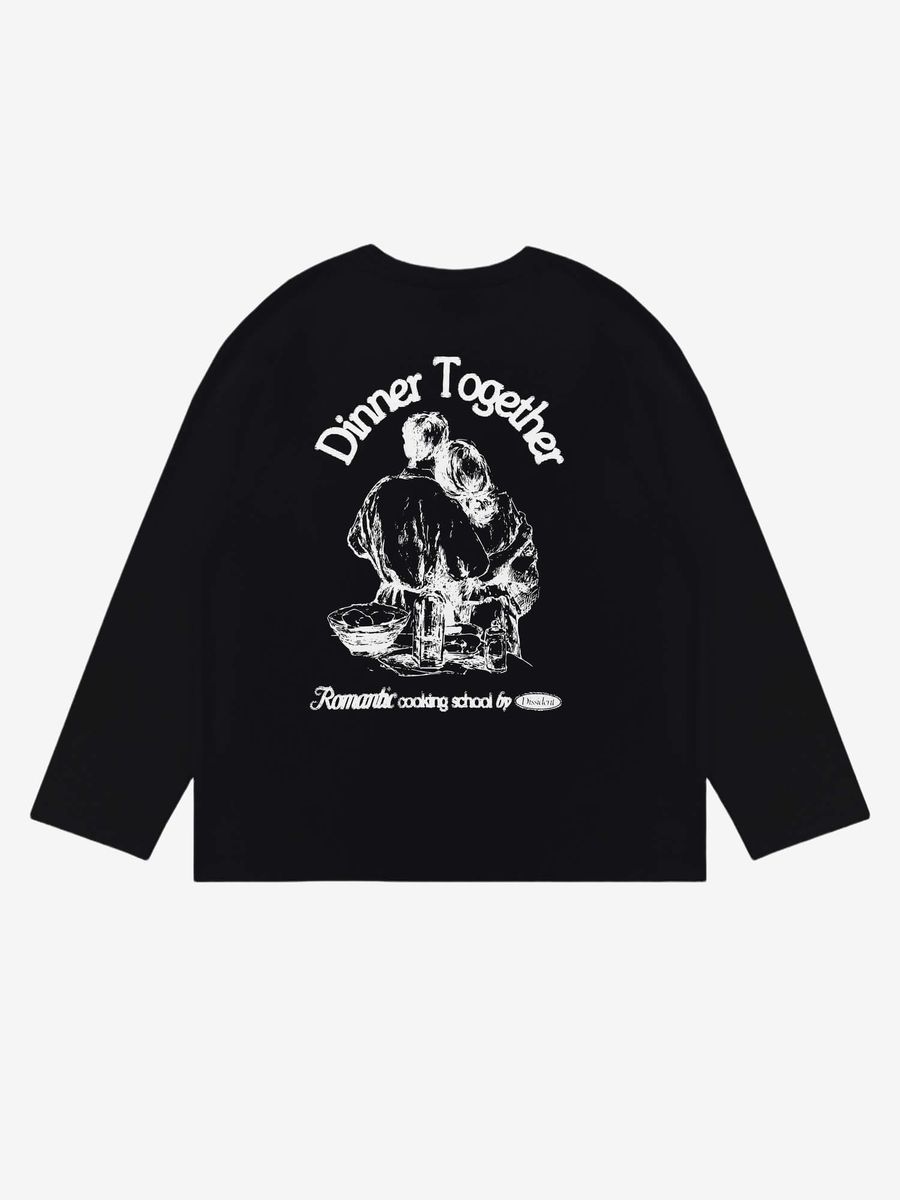 DISSIDENT — Лонгслив Dinner Together Longsleeve Black