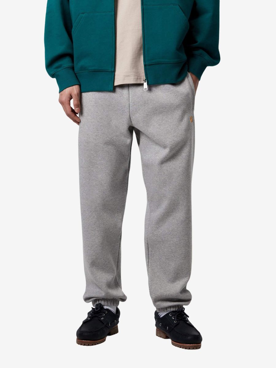 CARHARTT WIP — Штаны Chase Sweat Grey Heather/Gold