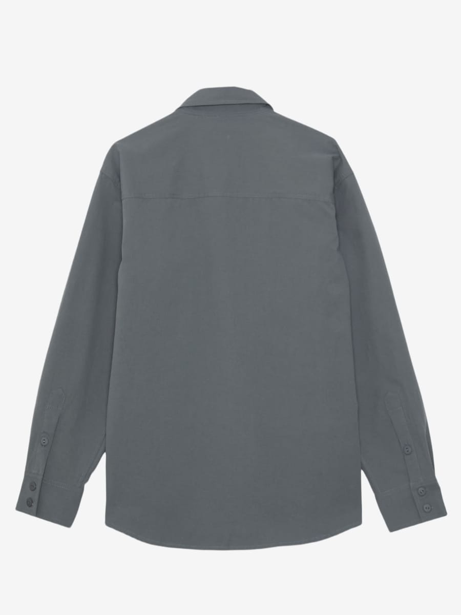 МЕЧ — Рубашка fw24 Stripped Shirt Steel