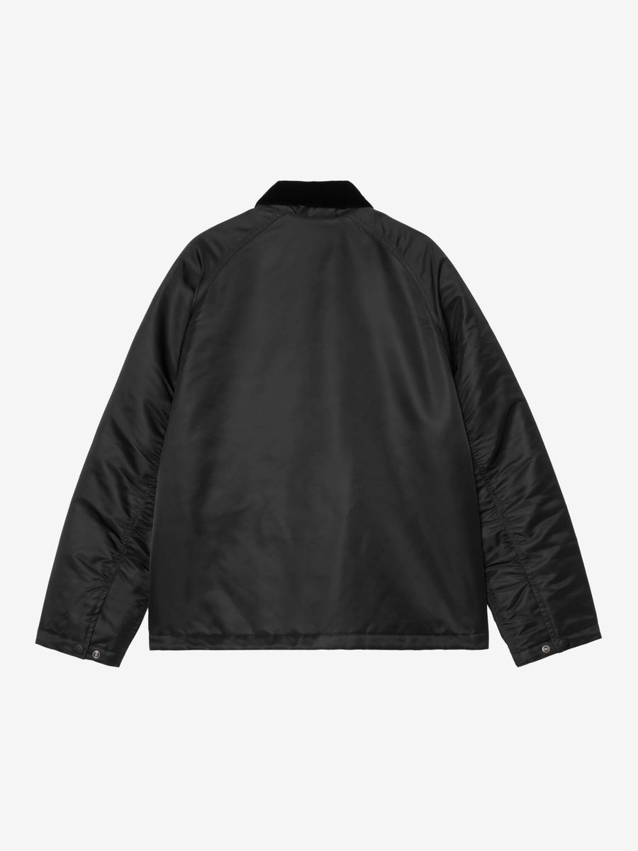 CARHARTT WIP — Куртка Alumni Chore Coat Black/Scarlet