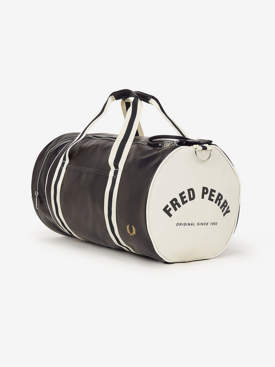 FRED PERRY — Сумка Classic Barrel Bag Black/Ecru