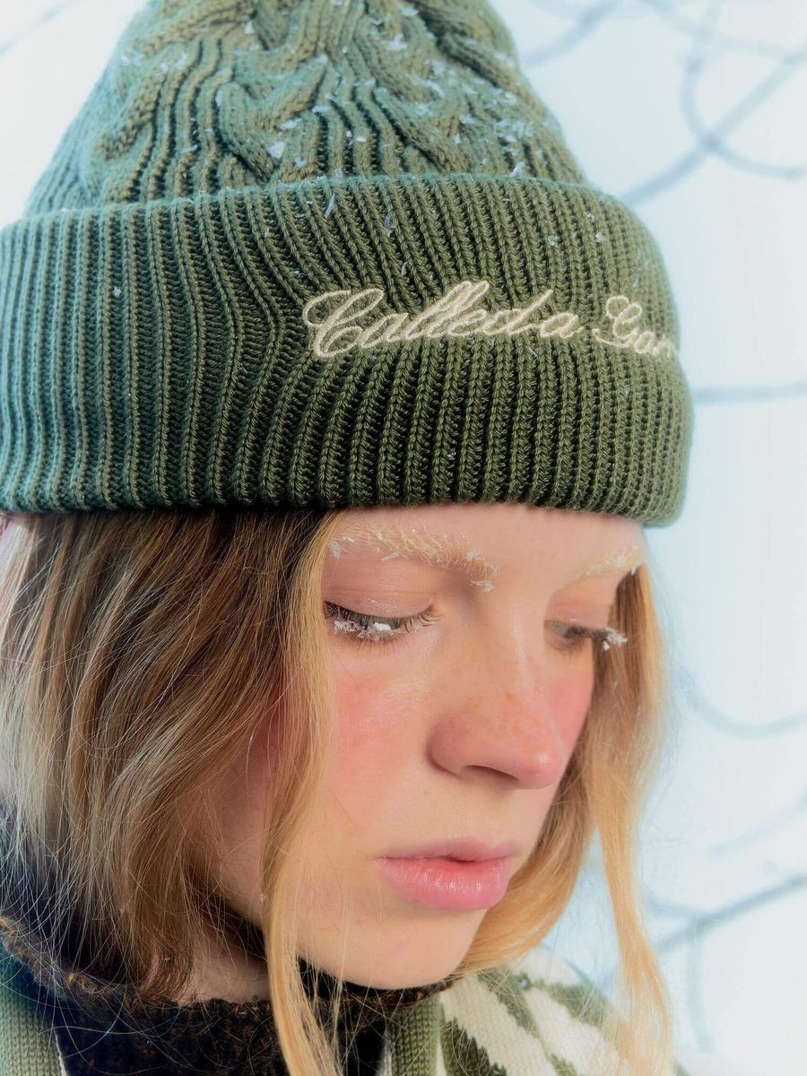 CALLED A GARMENT — Шапка Everyday Beanie Olive os