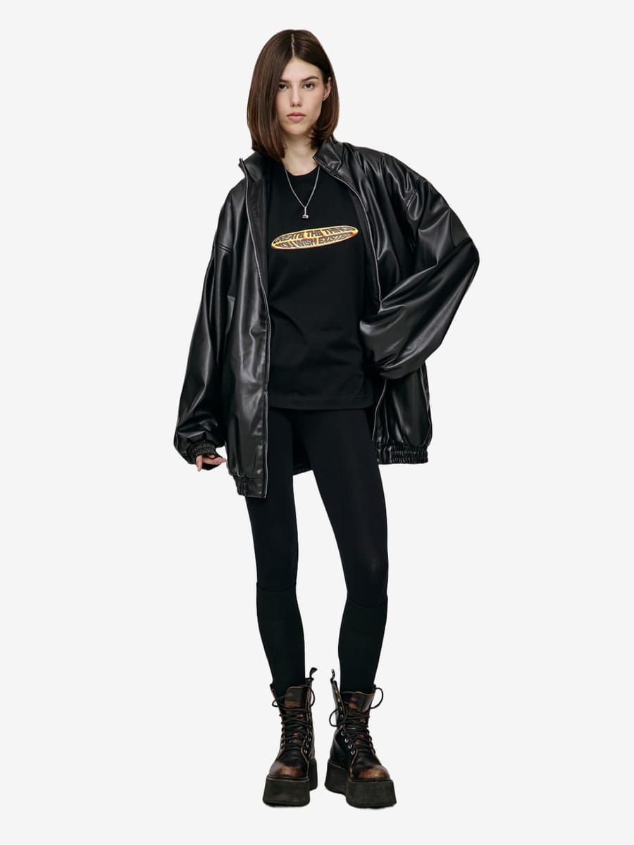 ZNY — Куртка Leather AW24 Black