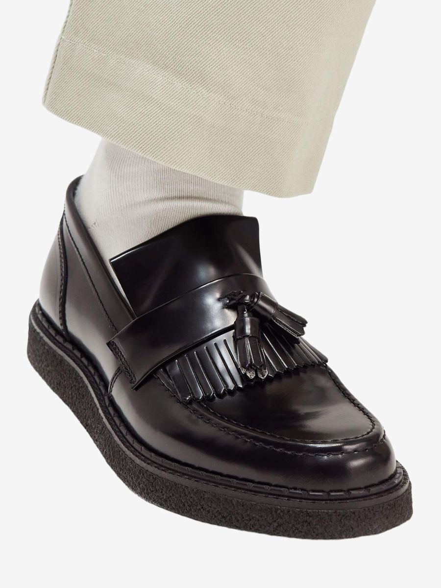 FRED PERRY — Туфли Leather Tassel Loafer Black