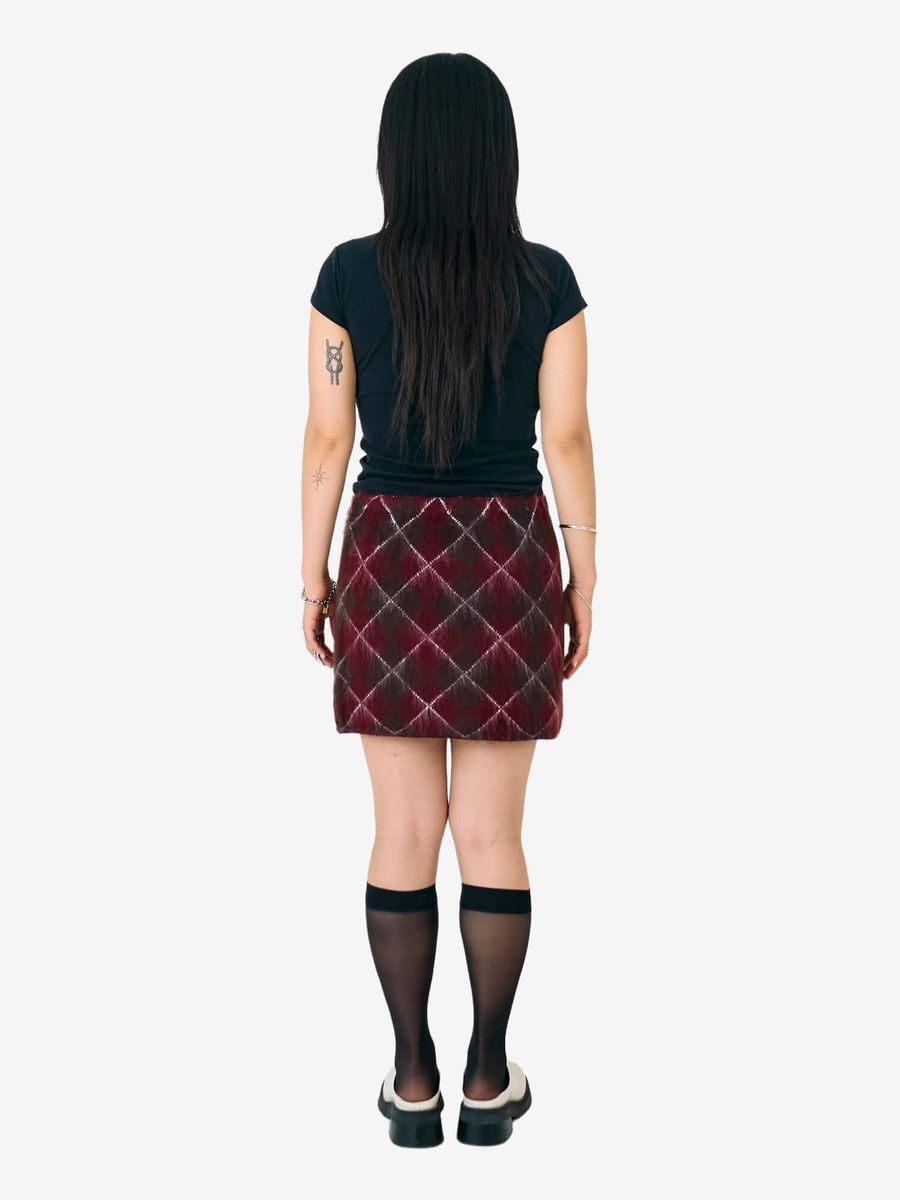 THE RAGGED PRIEST — Юбка Estate Skirt Maroon