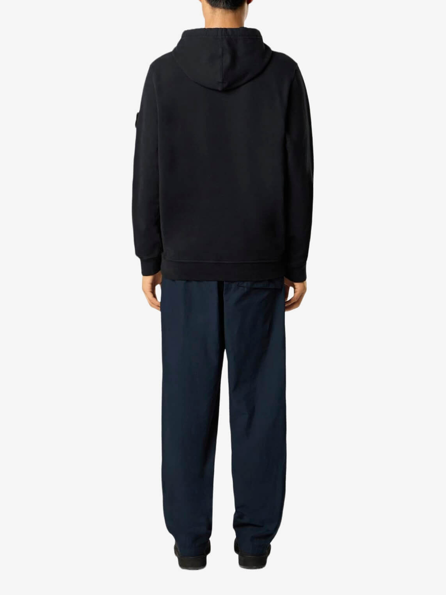 STONE ISLAND — Худи Brushed Organic Hood Black