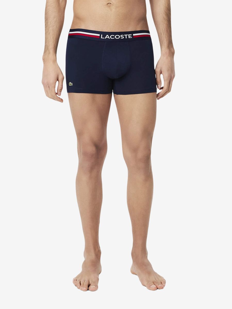 LACOSTE — Комплект Трусов Boxer Brief Light Blue/Blue/Navy