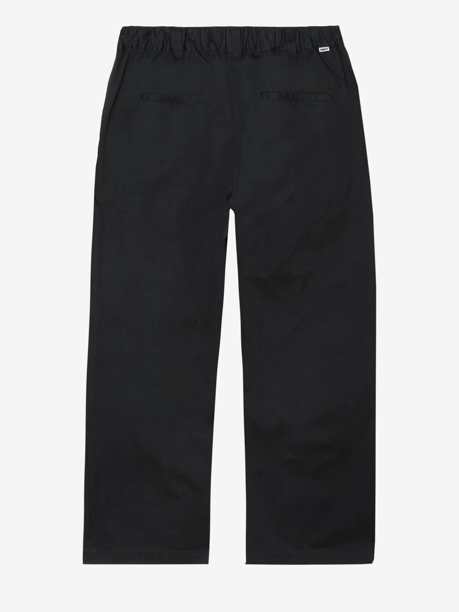 OBEY — Штаны Foster Pleated Pant Black