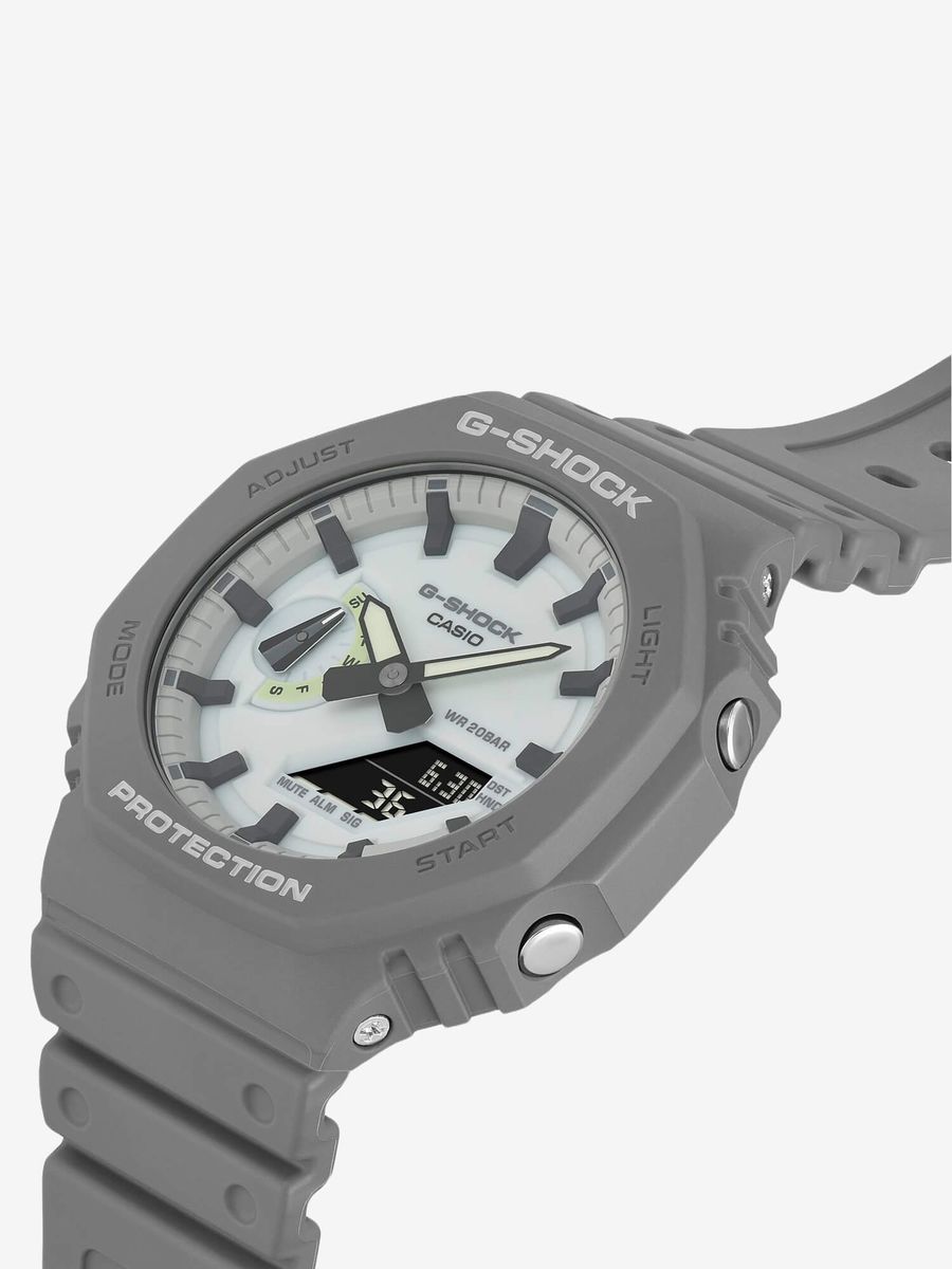 CASIO — Часы G-Shock GA-2100HD-8A Matte Grey/White