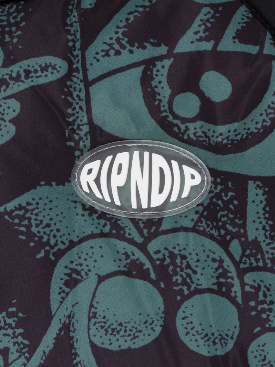 RIPNDIP — Куртка Dark Twisted Fantasy Puffer Olive/Black