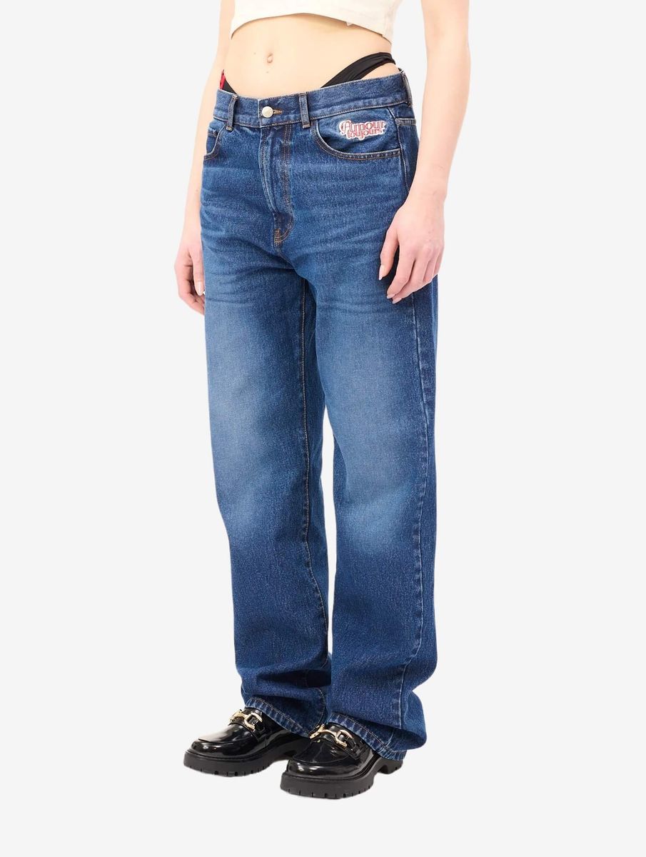 CARNE BOLLENTE — Джинсы Back Pocket Pleasures Washed Blue