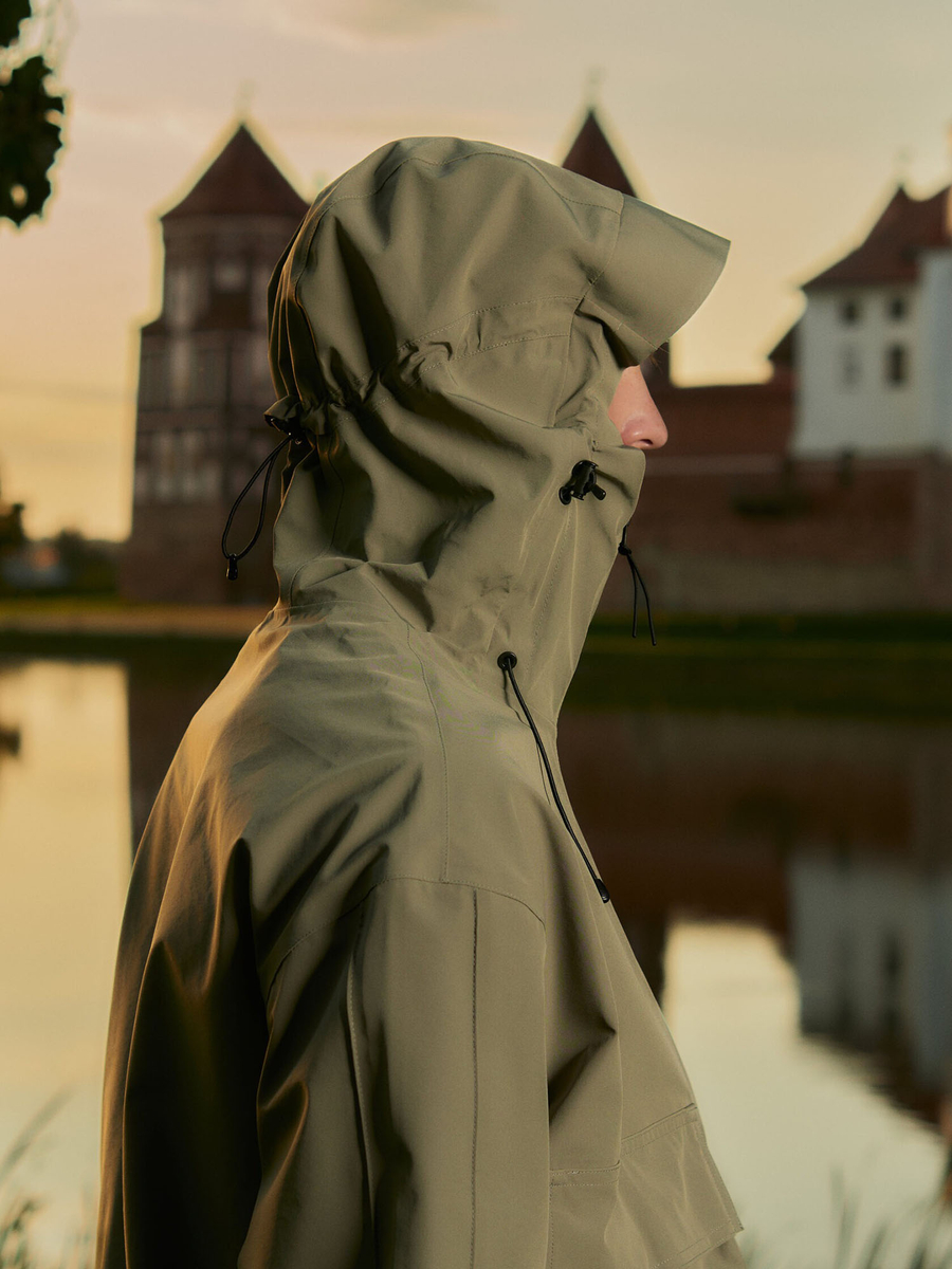 CALLED A GARMENT — Куртка 5-Winds Jacket Серо-Зеленый