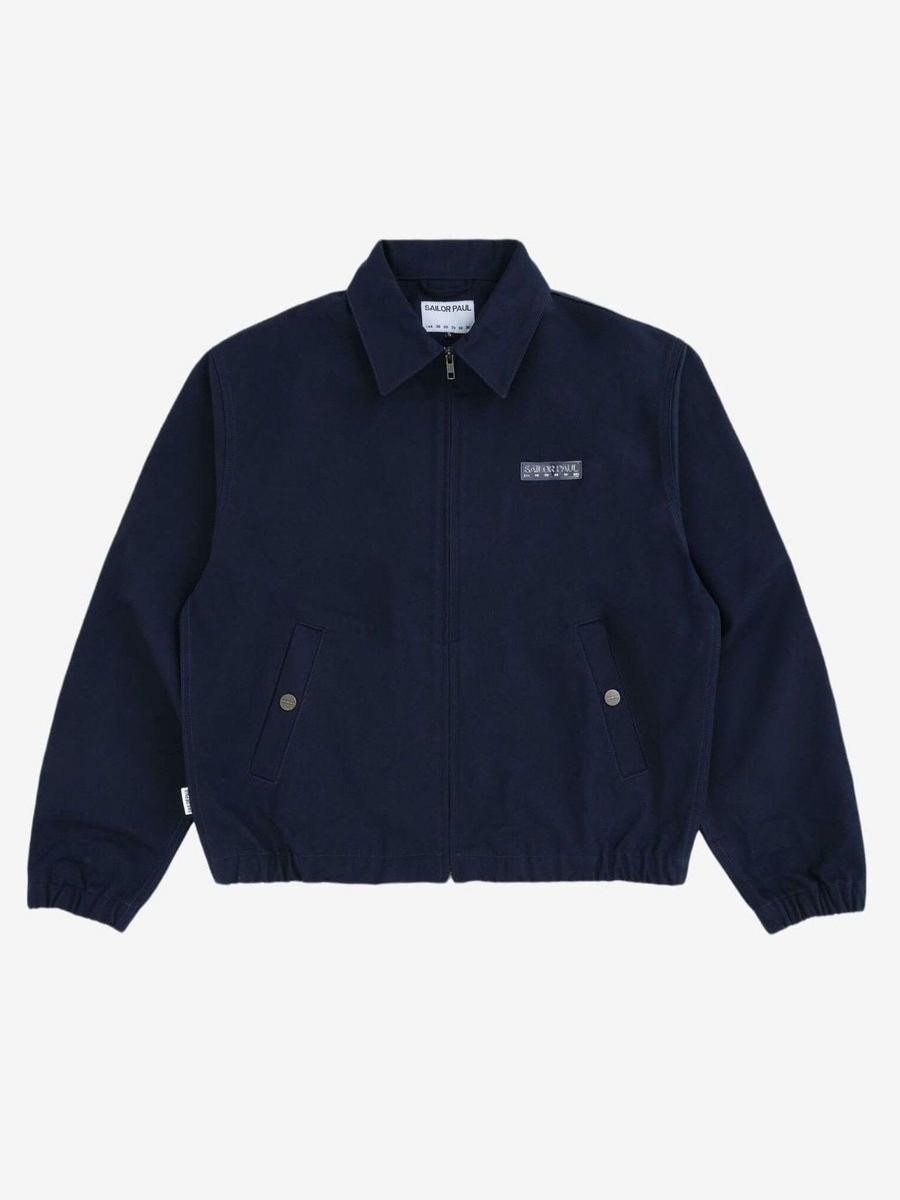 SAILOR PAUL — Куртка Text Logo Twill Jacket Нэви