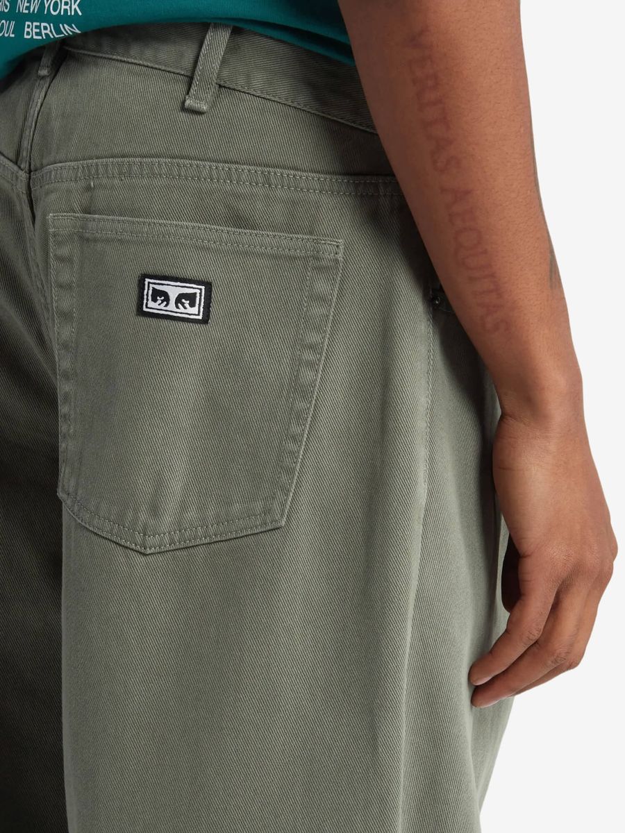 OBEY — Джинсы Hardwork Pigment Denim Duck Green