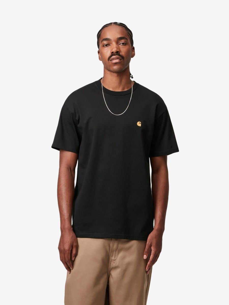 CARHARTT WIP — Футболка Chase Black/Gold