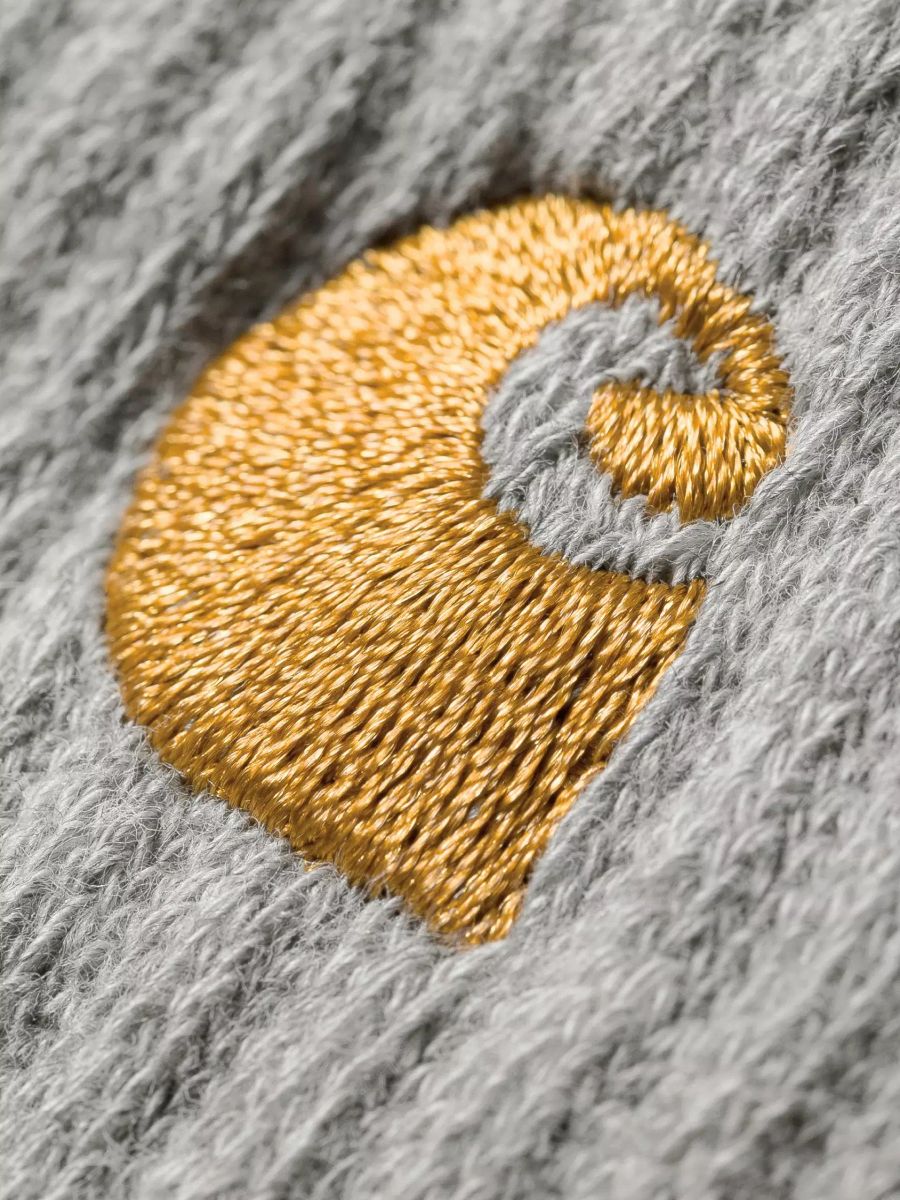 CARHARTT WIP — Носки Chase Grey Heather/Gold
