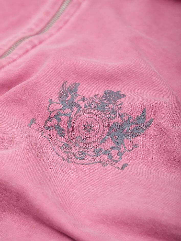 ZNY — Худи Zip ZNY Logo Pink