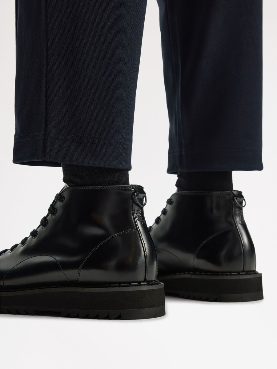 FRED PERRY — Ботинки George Cox Leather Monkey Boot Black