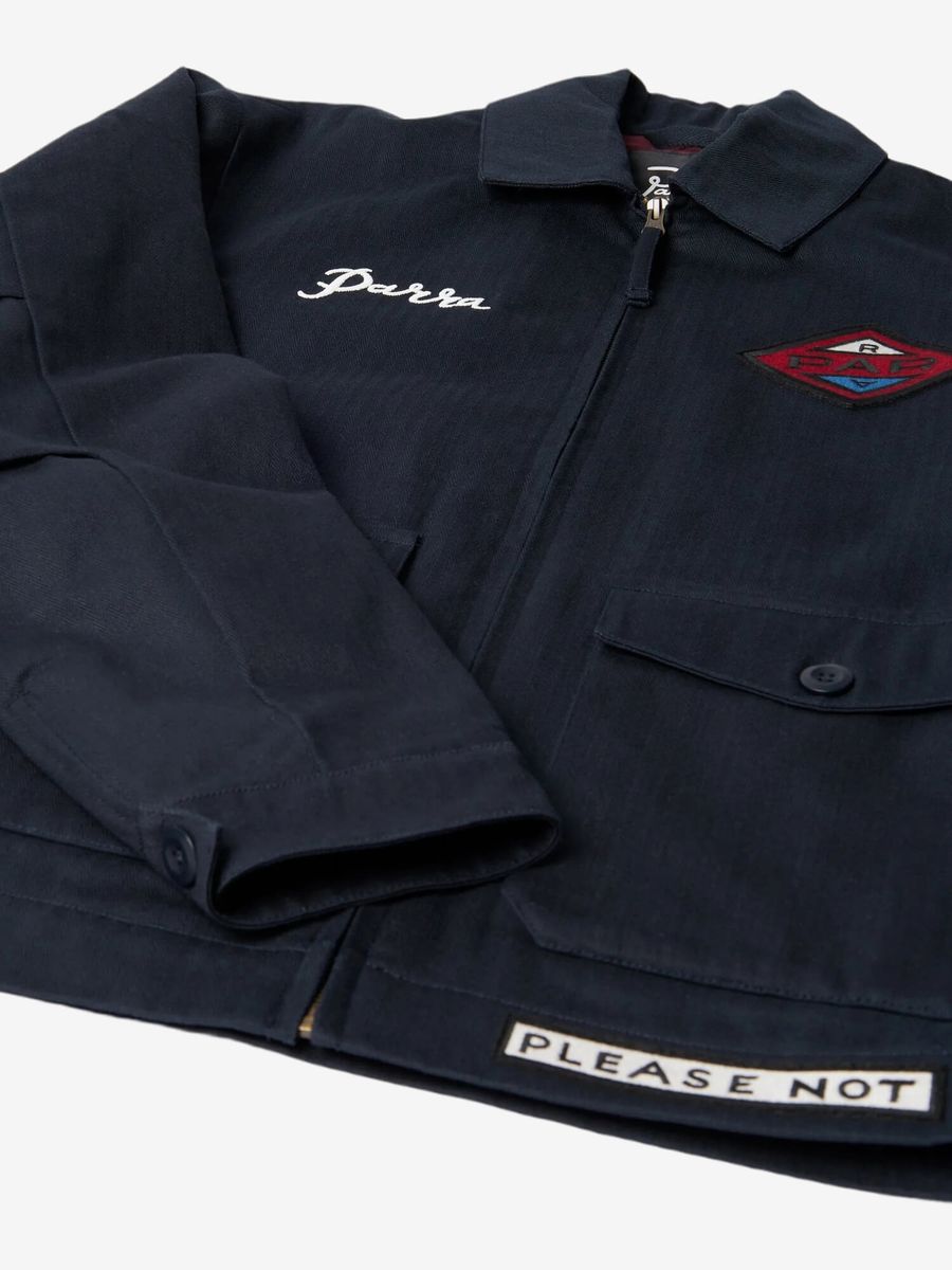 BY PARRA — Куртка Pumping Gas Jacket Navy Blue