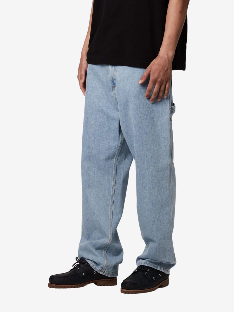 CARHARTT WIP — Джинсы Single Knee Blue (Heavy Stone Bleached)