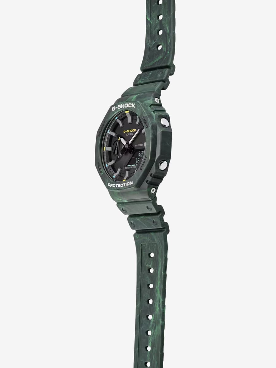CASIO — Часы G-Shock GA-2100FR-3A Pattern Green/Black