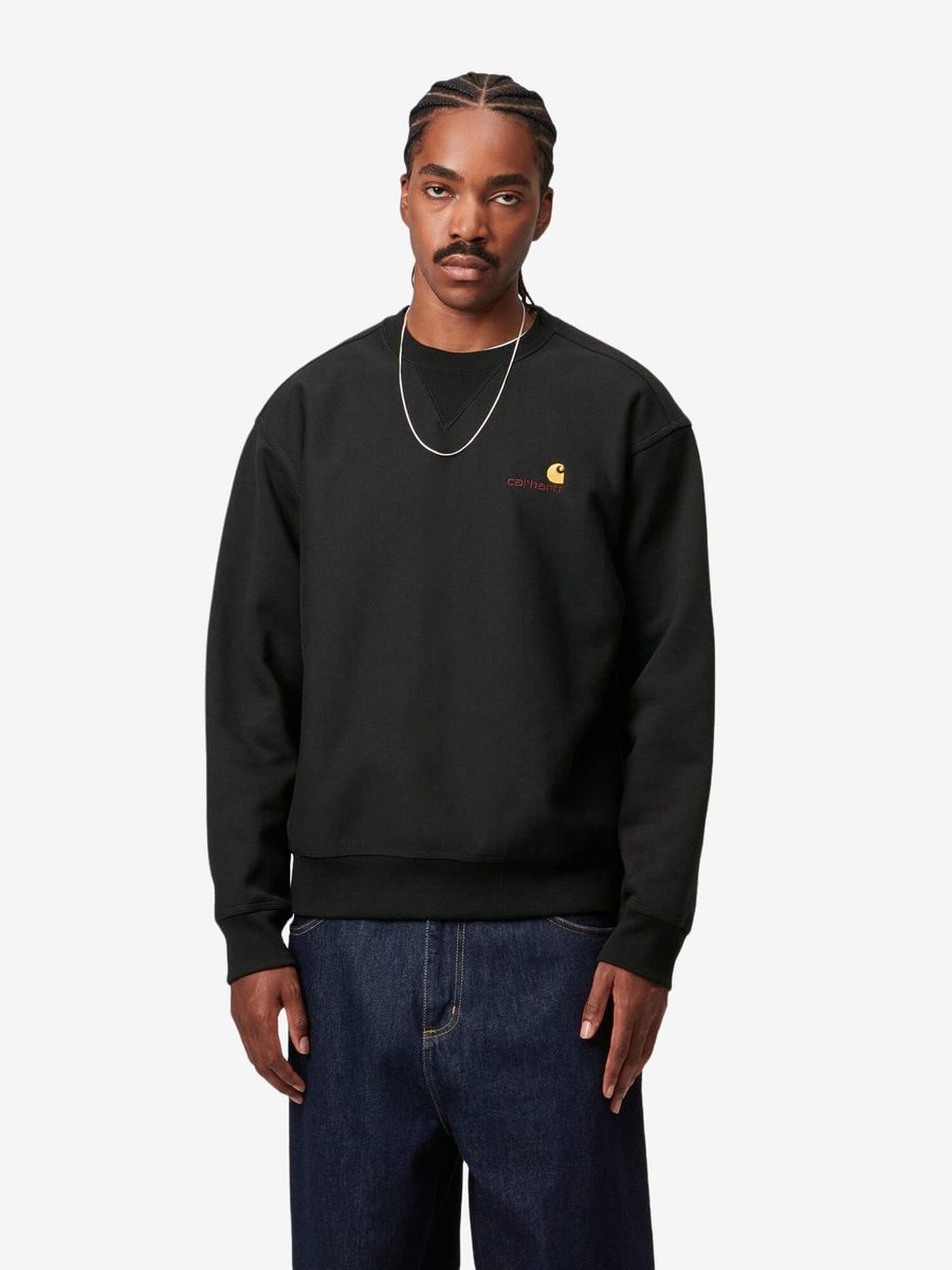 CARHARTT WIP — Свитшот American Script Black