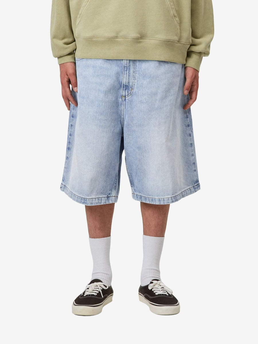 CARHARTT WIP — Шорты Brandon Blue (Heavy Worn Bleached)