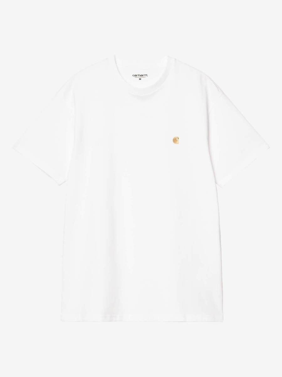CARHARTT WIP — Футболка Chase White/Gold