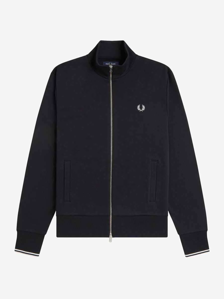 FRED PERRY — Олимпийка ZIP Through Sweatshirt Jacket Black