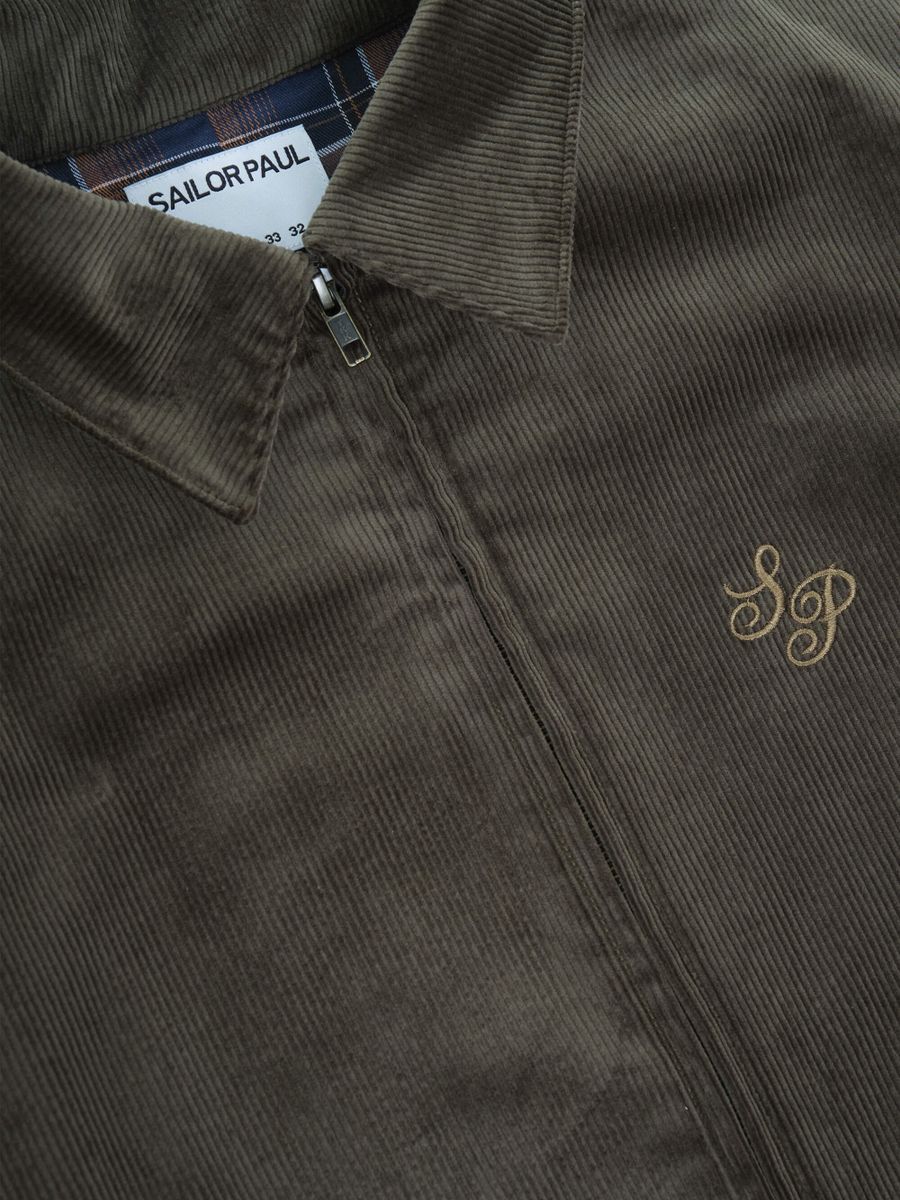 SAILOR PAUL — Куртка Velvet Shortcut Jacket Мох