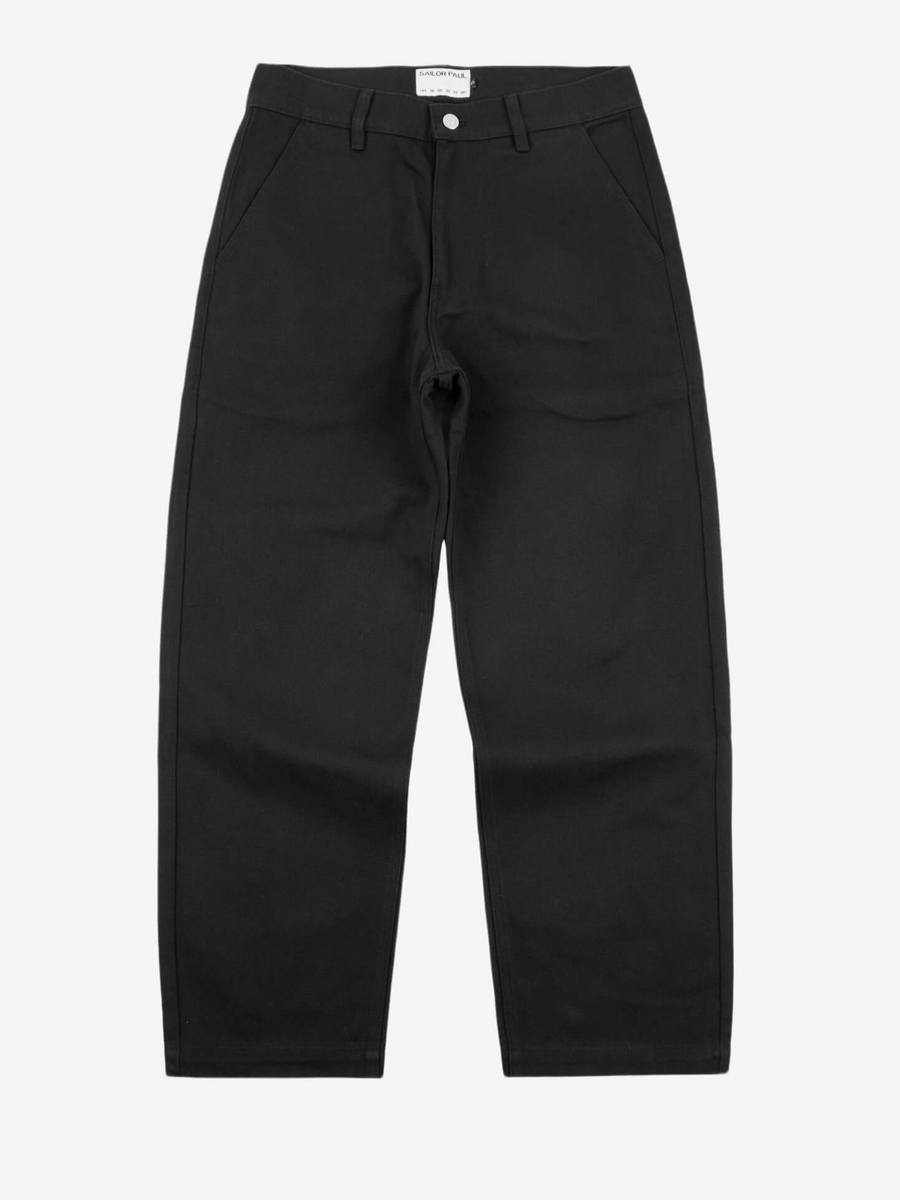 SAILOR PAUL — Штаны Loose Fit Heavy Twill Черный