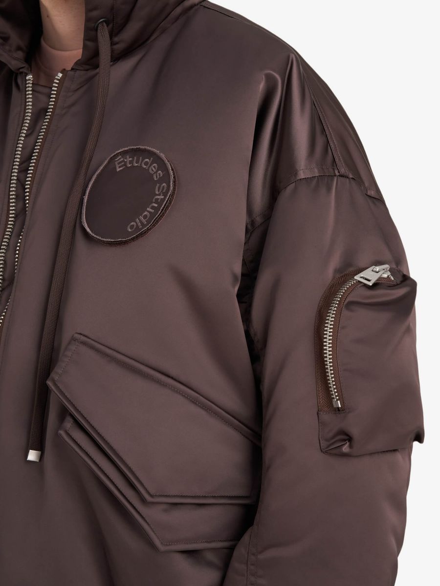 ÉTUDES STUDIO — Куртка Oversized Bomber Jacket Shale