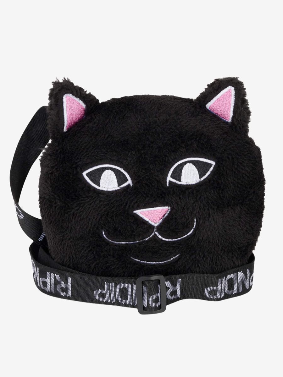 RIPNDIP — Сумка Lord Nermal Sherpa Crossbody Black