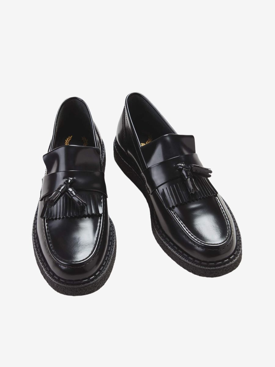 FRED PERRY — Туфли Leather Tassel Loafer Black
