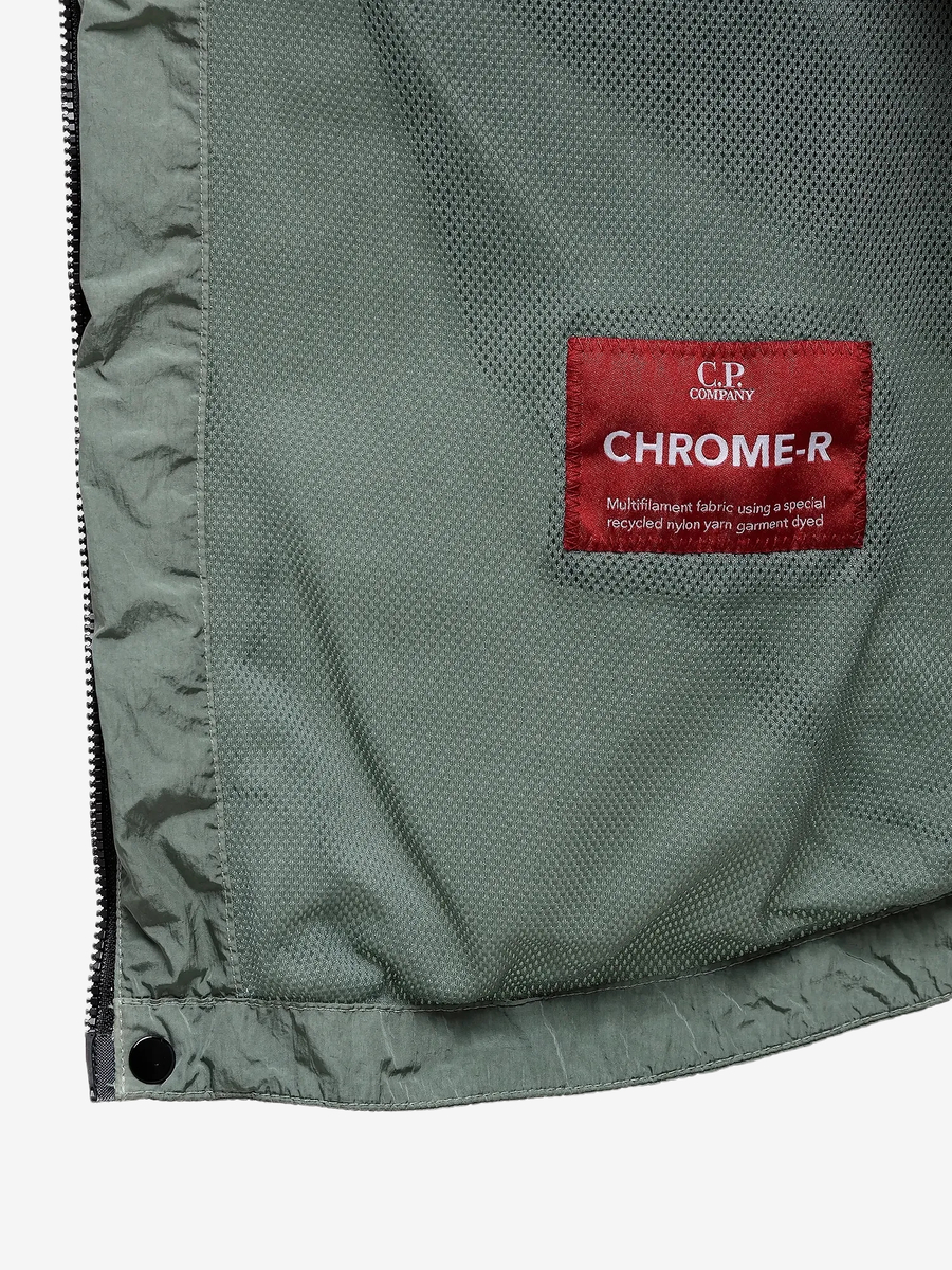 C.P. COMPANY — Овершот Chrome-R Zipped Lens Overshirt Laurel Wreath