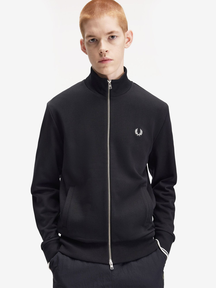 FRED PERRY — Олимпийка ZIP Through Sweatshirt Jacket Black