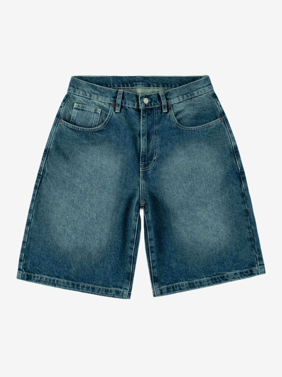 SAILOR PAUL — Шорты Baggy Denim Синий/Зеленый